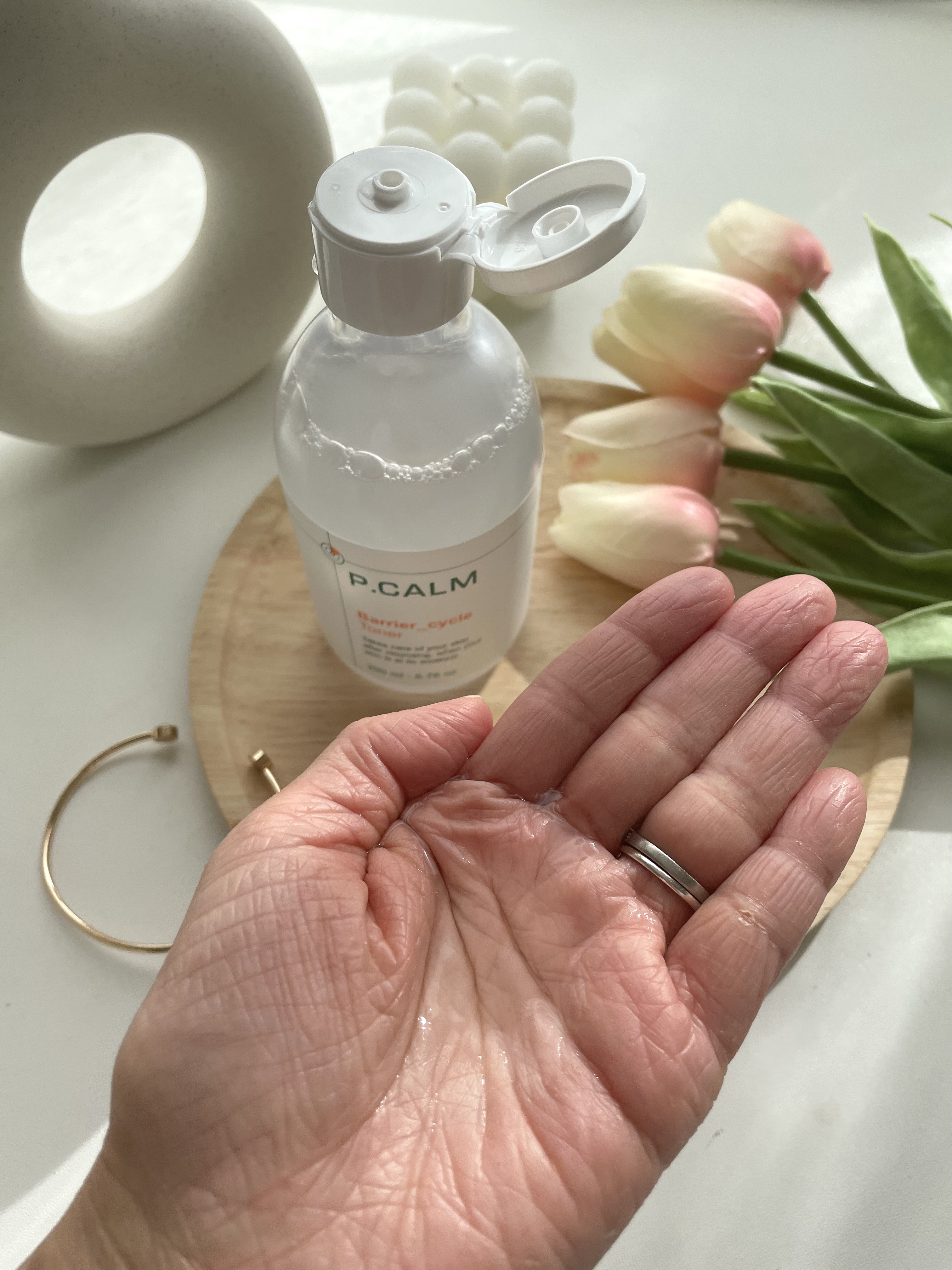 バリアサイクルトナー/P.CALM/化粧水を使ったクチコミ（3枚目）