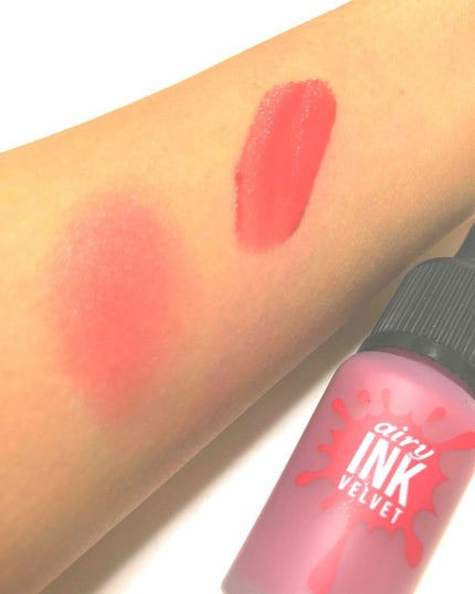 インク エアリー ベルベット/PERIPERA/口紅を使ったクチコミ(2枚目)