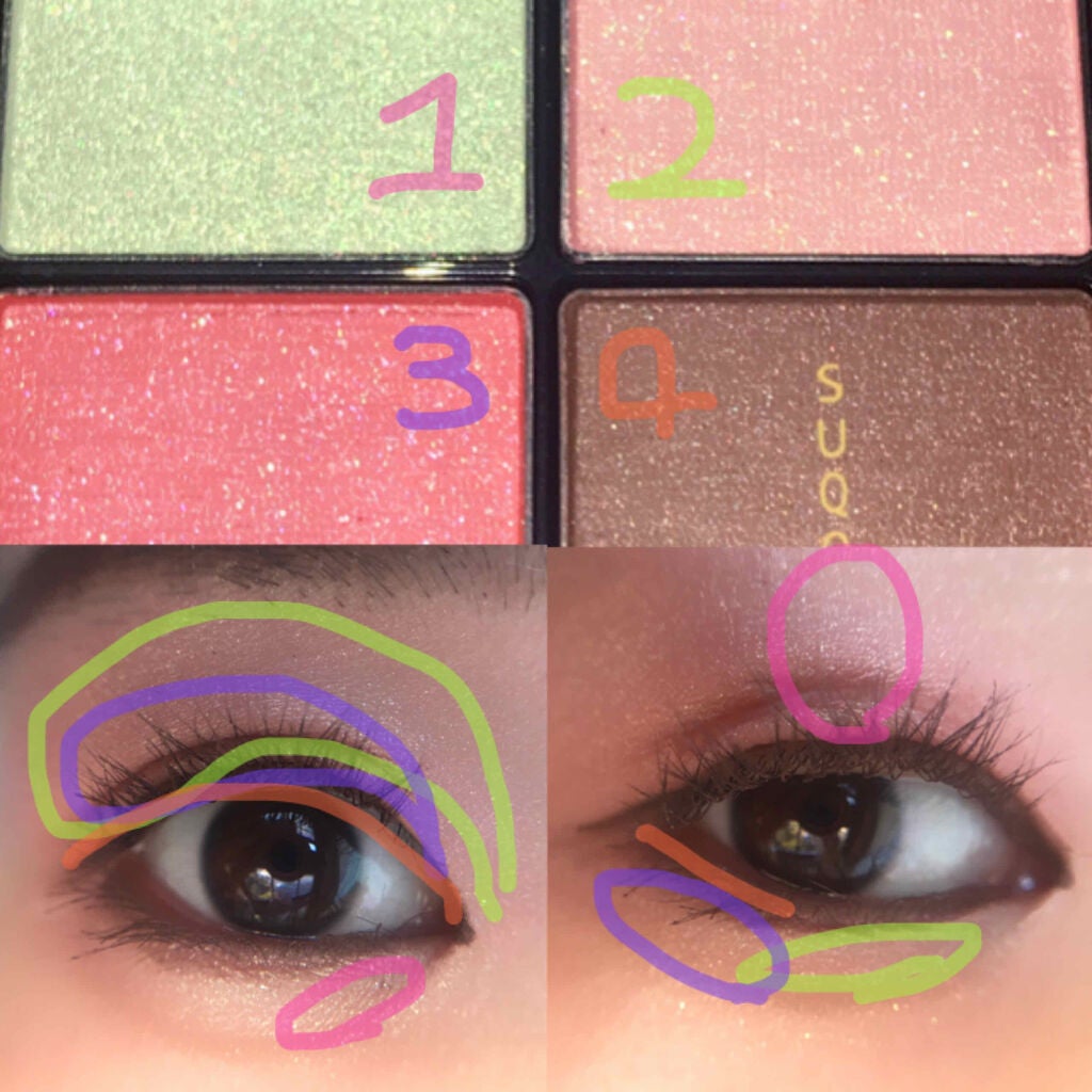 デザイニング カラー アイズ/SUQQU/アイシャドウパレットを使ったクチコミ(4枚目)