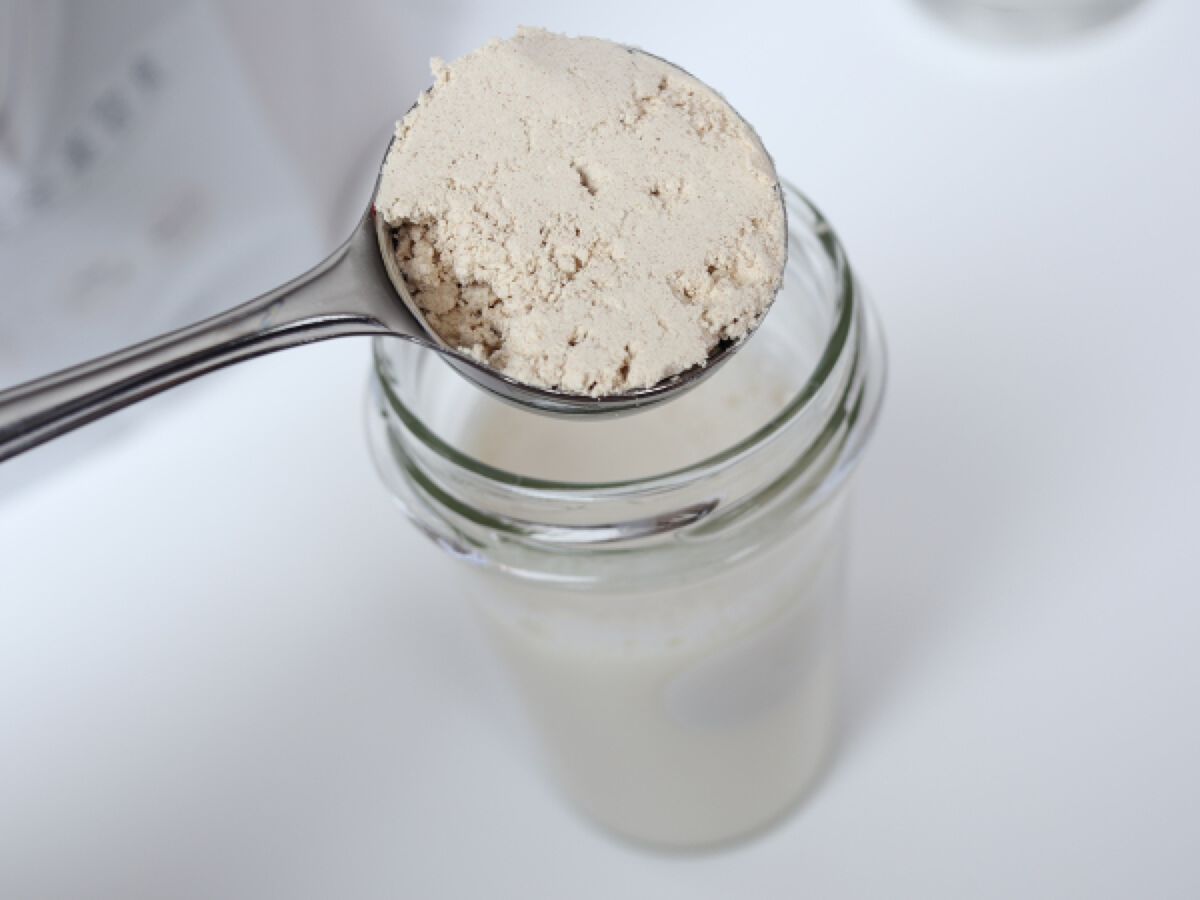 私の完全美容食 黒糖プレーン味 /私の完全美容食/ソイプロテインを使ったクチコミ（2枚目）