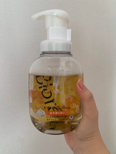 ザ ハンド 薬用泡ハンドソープ 金木犀の香り 本体（250ml）/ビオレ/ハンドソープを使ったクチコミ（2枚目）