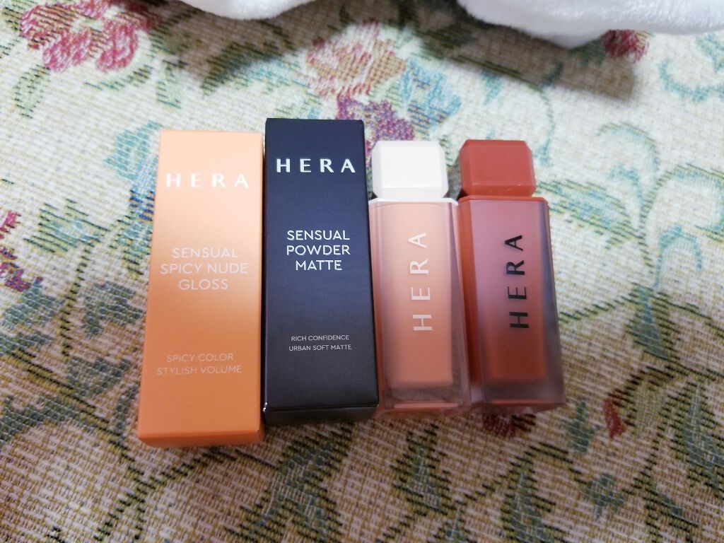 センシュアルパウダーマットリキッド/HERA/口紅を使ったクチコミ(2枚目)