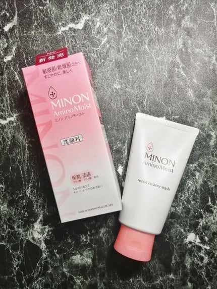 アミノモイスト モイストクリーミィ ウォッシュ/ミノン/洗顔フォームを使ったクチコミ(1枚目)