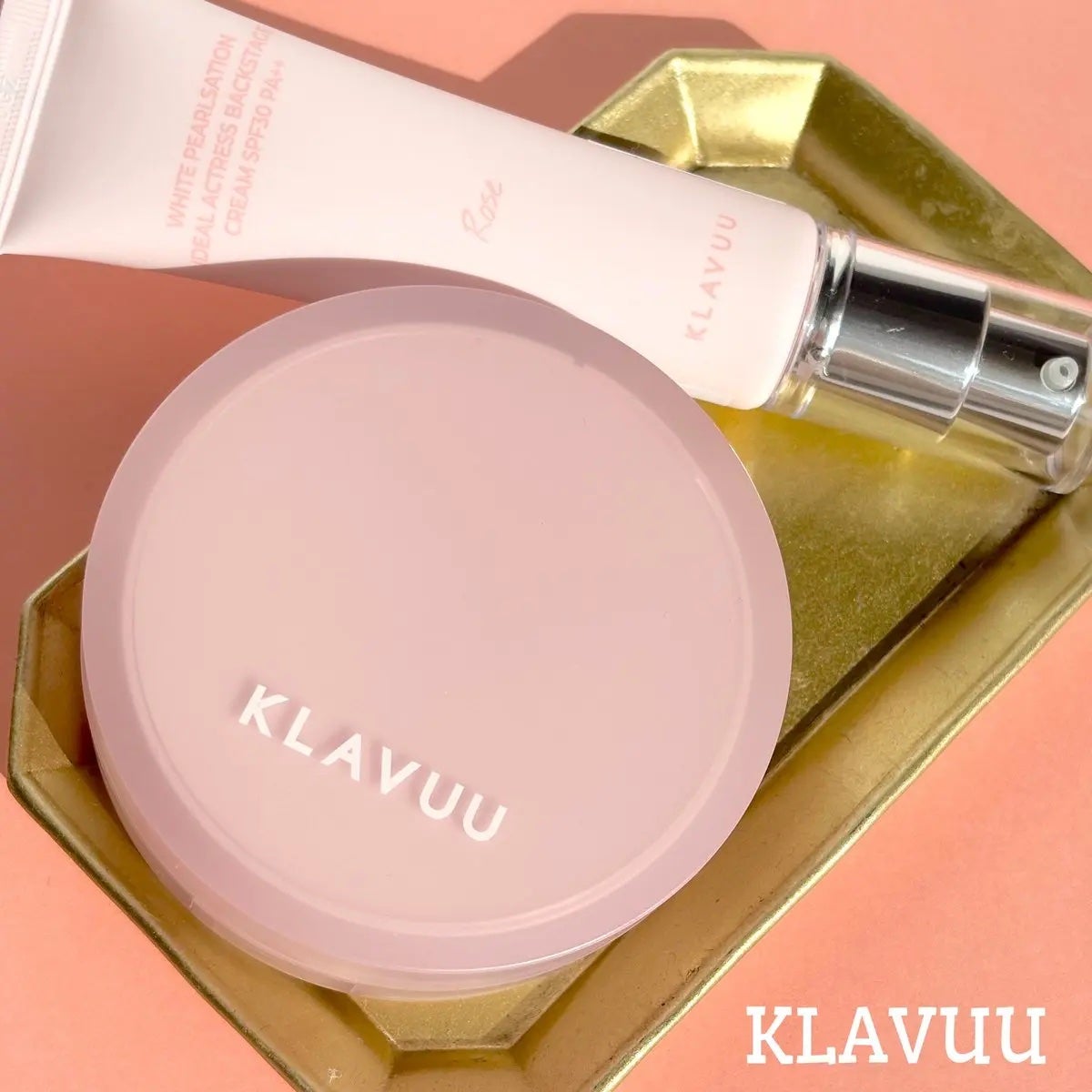 WHITE PEARLSATION IDEAL ACTRESS BACKSTAGE CREAM/KLAVUU/化粧下地を使ったクチコミ(1枚目)