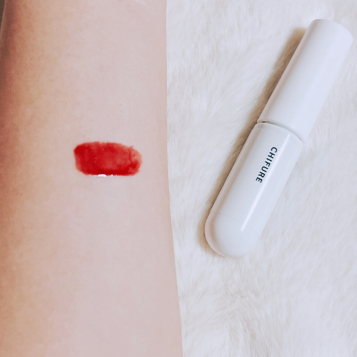 ティント リップ ジェル 282 ローズ系/ちふれ/リップティントを使ったクチコミ（3枚目）