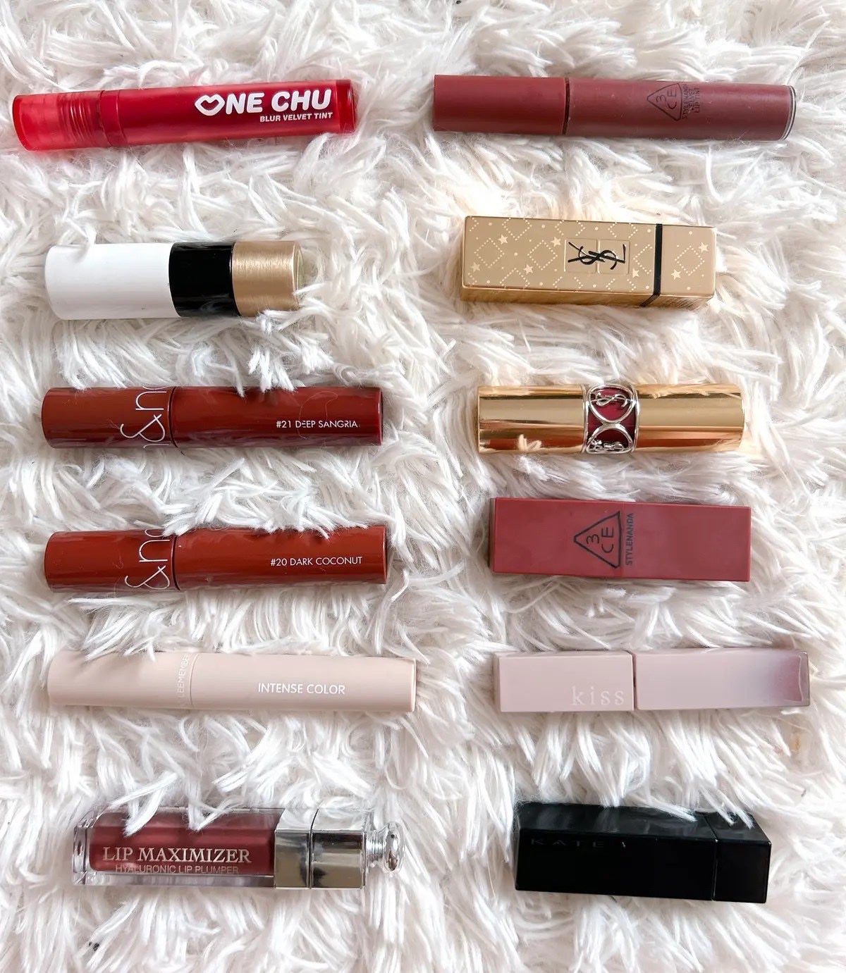 ルージュ ヴォリュプテ シャイン/YVES SAINT LAURENT BEAUTE/口紅を使ったクチコミ(8枚目)