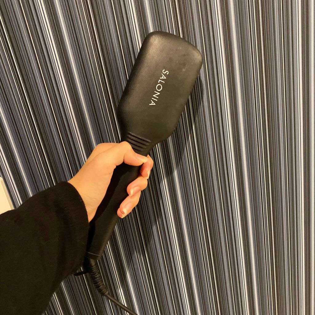 SALONIA ストレートヒートブラシ/SALONIA/ヒートブラシを使ったクチコミ（2枚目）