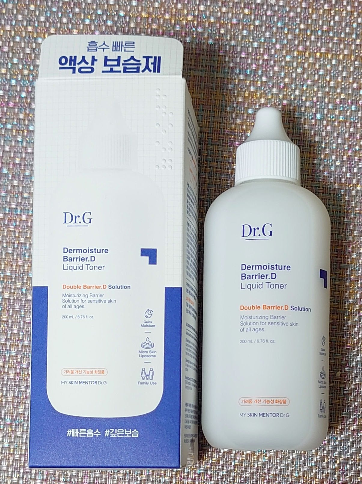 ザモイスチャーバリアDリキッドトナー/Dr.G/化粧水を使ったクチコミ(1枚目)