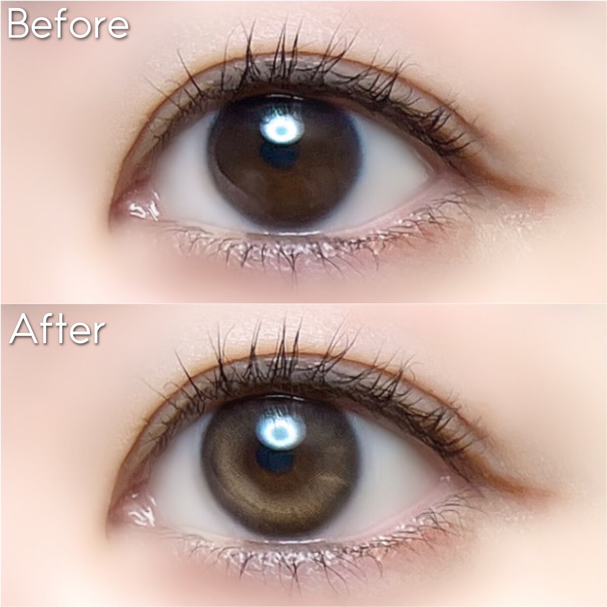 One & Only Kristin/Hapa kristin/カラーコンタクトレンズを使ったクチコミ(10枚目)