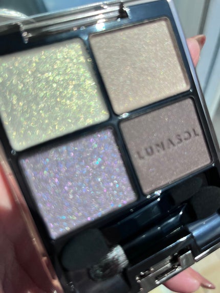 アイカラーレーション EX22 Nightfall(限定発売)/LUNASOL/アイシャドウパレットを使ったクチコミ(2枚目)