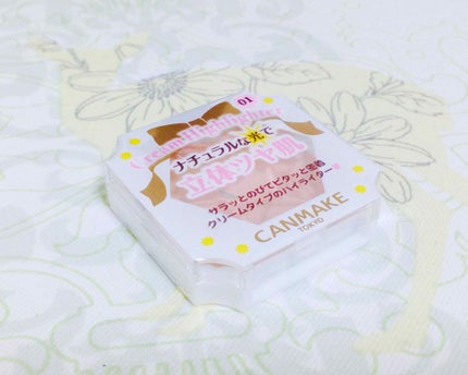 クリームハイライター 01 ルミナスベージュ/キャンメイク/クリームハイライトを使ったクチコミ(2枚目)