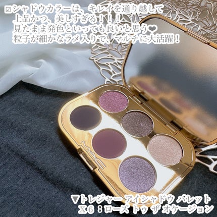 トレジャー アイシャドウ パレット ×6/M・A・C/アイシャドウパレットを使ったクチコミ(2枚目)