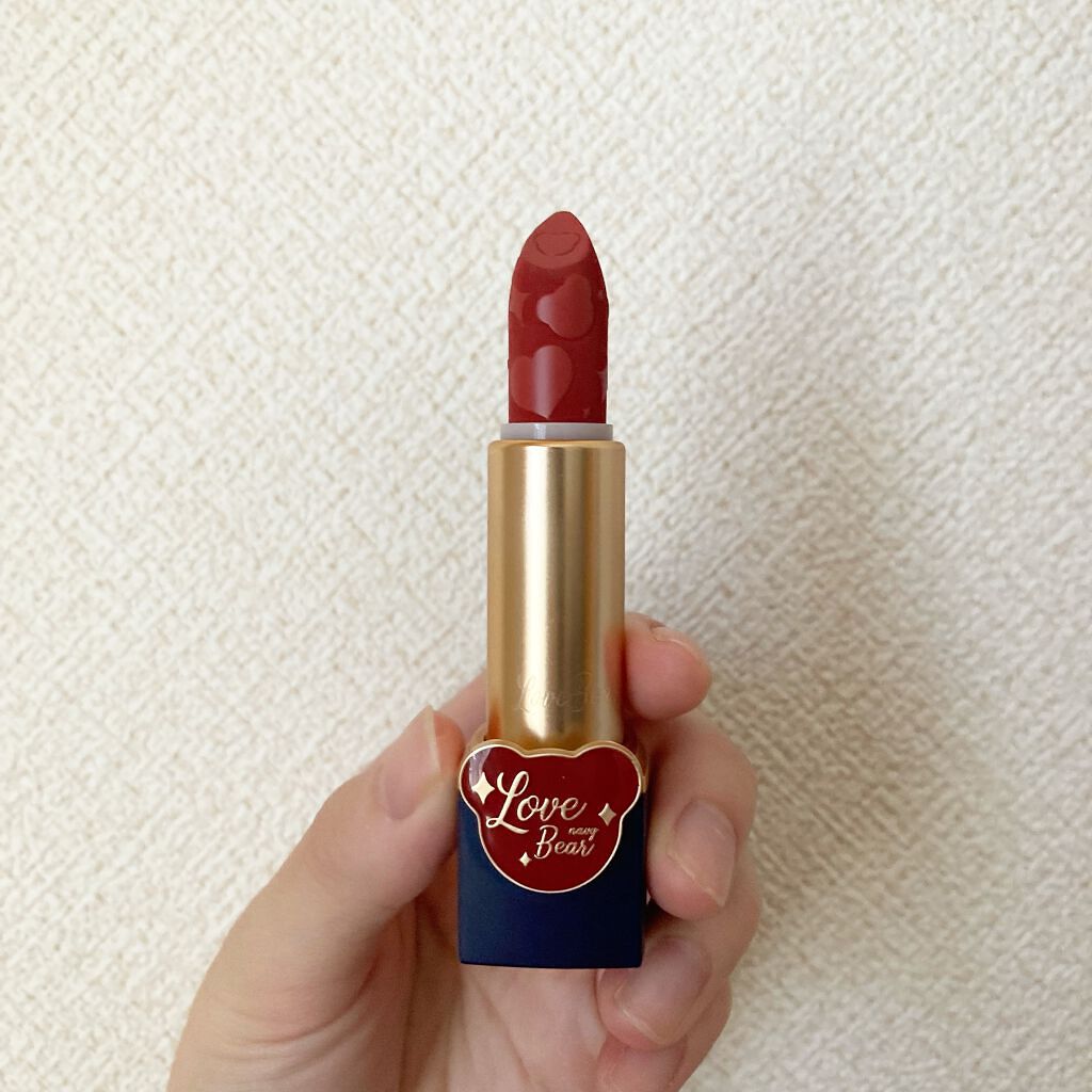 Love Bear マットリップスティック/FlowerKnows/口紅を使ったクチコミ(3枚目)