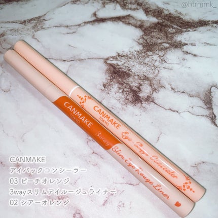 3wayスリムアイルージュライナー/キャンメイク/リキッドアイライナーを使ったクチコミ(1枚目)