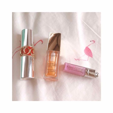 最近ハマってるリップメイク
(アイテムは今更感)

＊CLARINS コンフォートリップオイル 01 honey
＊Dior LIPMAXIMAIZER 009 ホロパープル
＊YSL ヴォリュプテティ