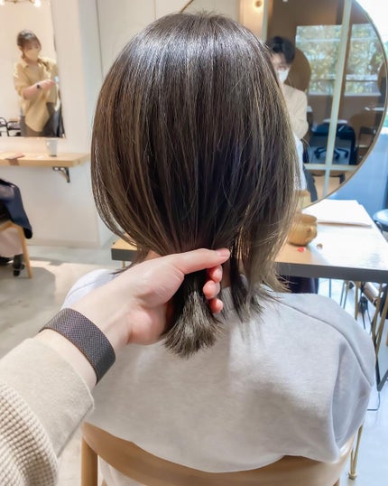 金子颯汰 on LIPS 「ボブでも長さがあって結べるボブが人気◎少し長めの肩ラインボブ☺..」(5枚目)