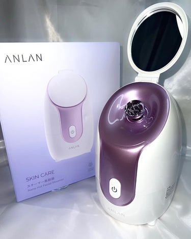 ANLAN スチーマー美顔器のクチコミ「ANLAN 
スチーマー 美顔器

5年くらい前に購入したスチーマーが
劣化＆匂いが気になった.....」（1枚目）