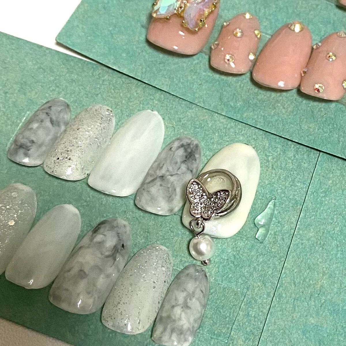 ジェルネイル(ライト対応)/セリア/ジェルネイルを使ったクチコミ(5枚目)