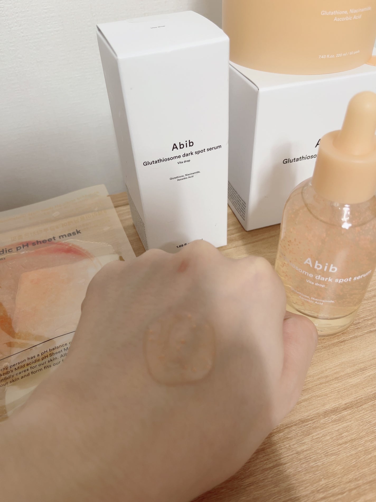アビブ グルタチオンソームダークスポットセラムビタドロップ/Abib /美容液を使ったクチコミ(2枚目)