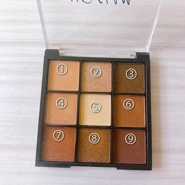 UR GLAM　BLOOMING EYE COLOR PALETTE/U R GLAM/アイシャドウパレットを使ったクチコミ（3枚目）