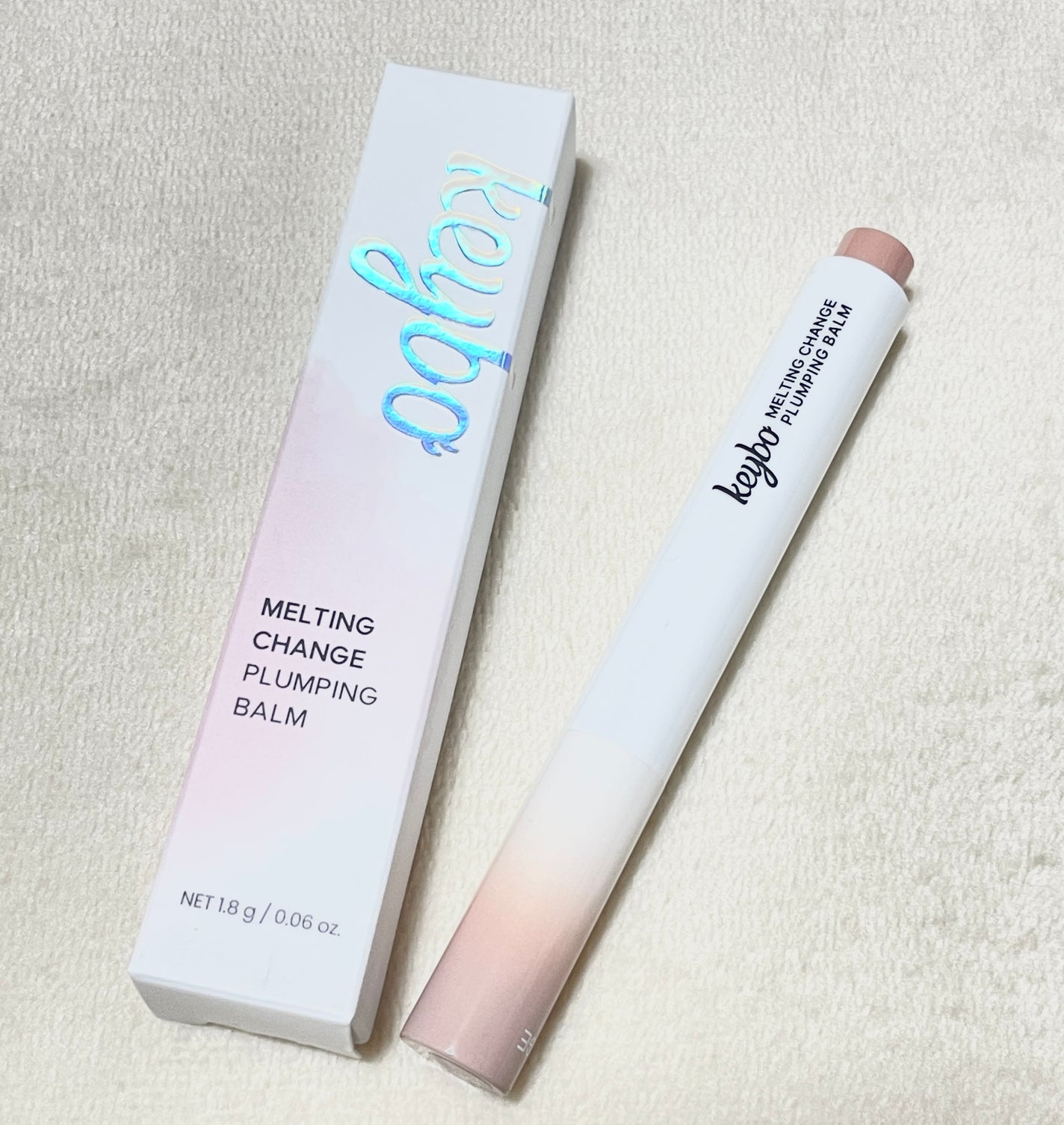 MELTING CHANGE PLUMPING BALM/keybo/口紅を使ったクチコミ(1枚目)