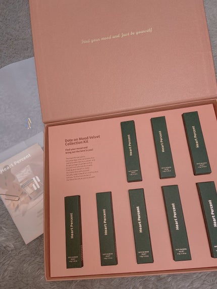 ドットオンムードベルベット/Heart Percent/口紅を使ったクチコミ(1枚目)