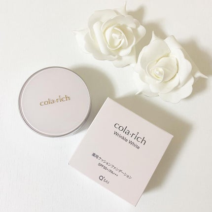 リンクルホワイトクッションファンデーション/コラリッチ/クッションファンデーションを使ったクチコミ(1枚目)