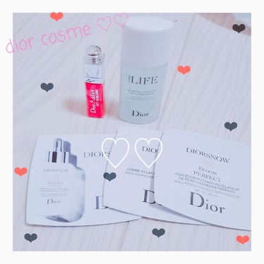 Dior ライフ ソルベ エッセンスのクチコミ「サンプルサイズです☻

こういうちっちゃいサイズのって嬉しいですよネ😀

使用感は匂いがちょっ.....」（1枚目）