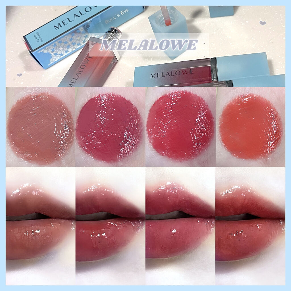 ロングラスティンググロウティント/MELALOWE/リップティントを使ったクチコミ（1枚目）