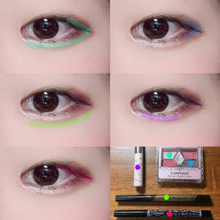 【旧品】パーフェクトスタイリストアイズ/キャンメイク/アイシャドウパレットを使ったクチコミ(3枚目)