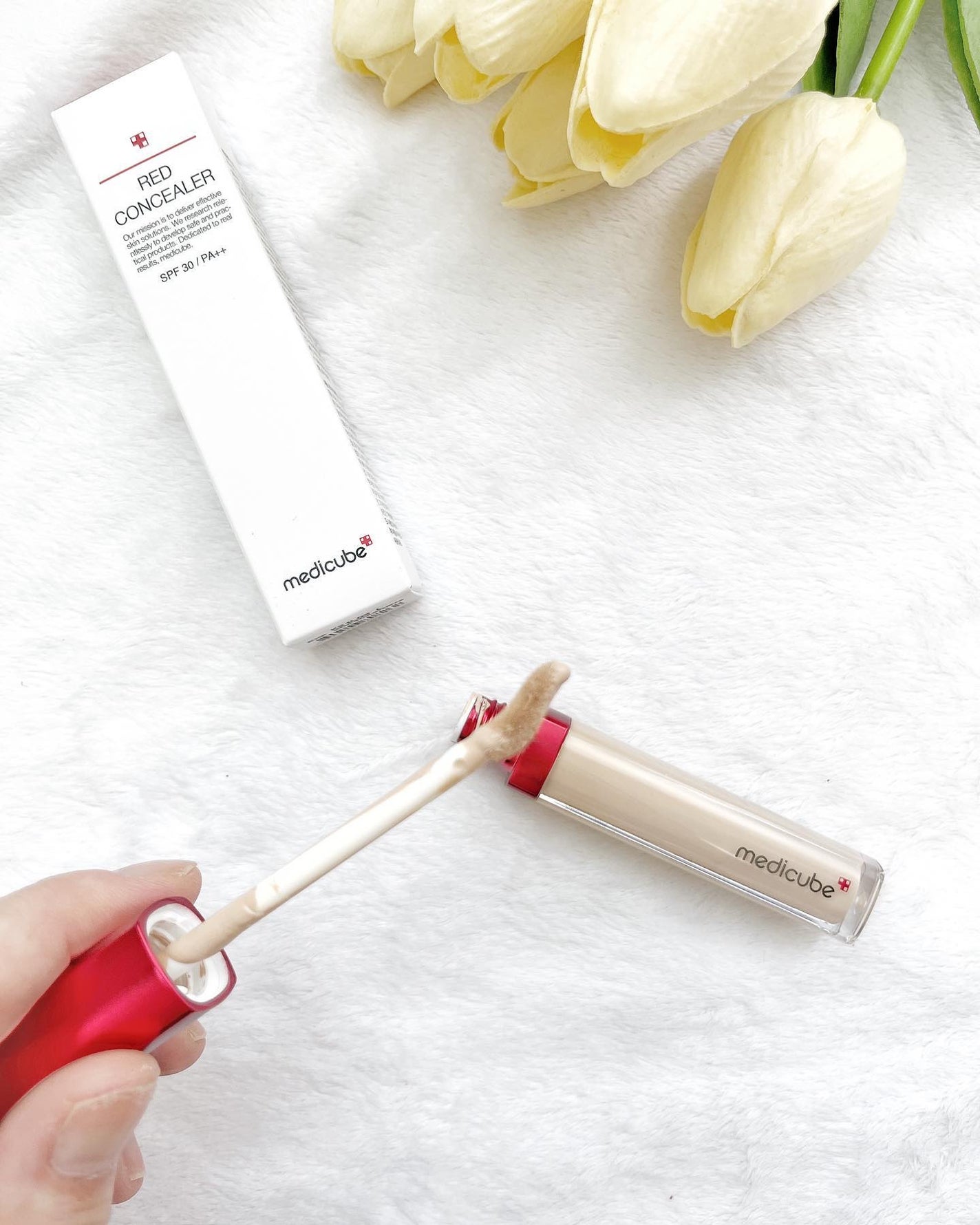 レッドコンシーラー/MEDICUBE/リキッドコンシーラーを使ったクチコミ(4枚目)