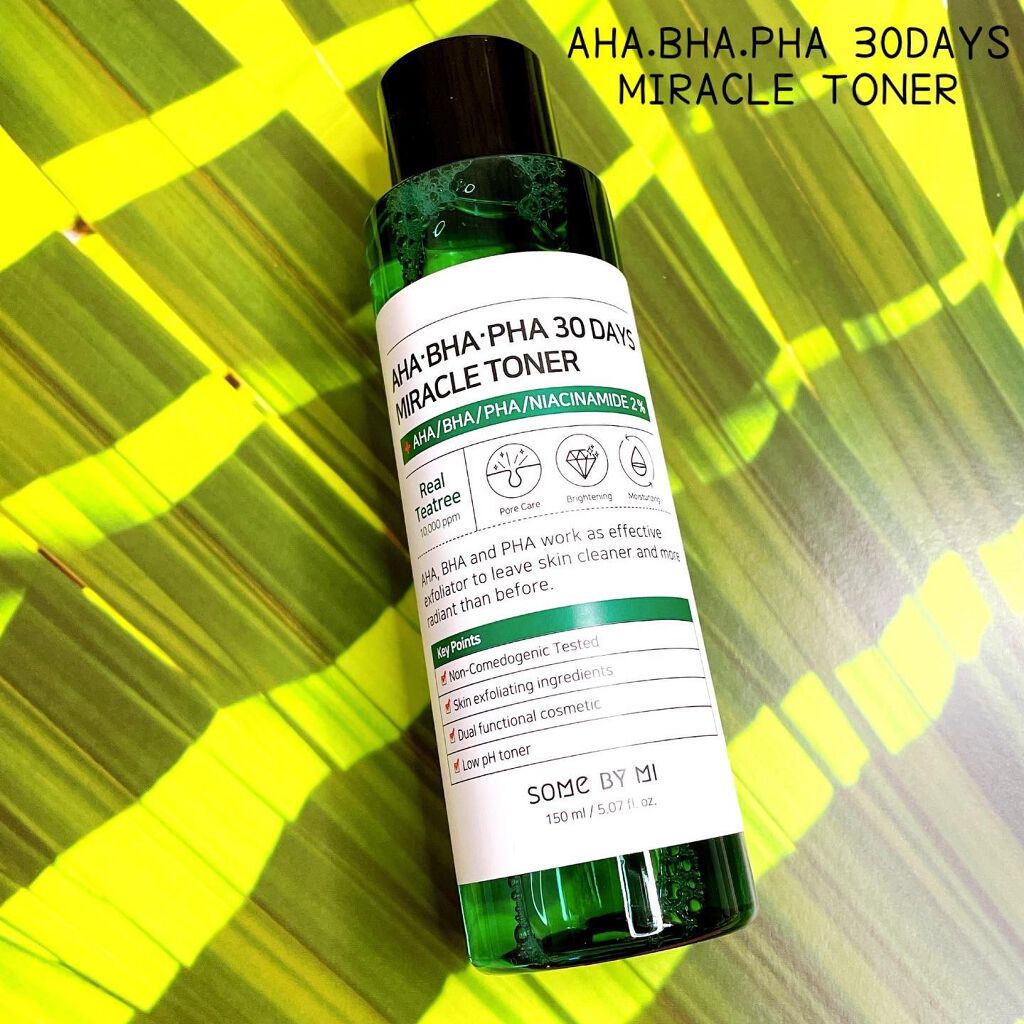 AHA·BHA·PHA 30デイズミラクルトナー/SOME BY MI/化粧水を使ったクチコミ(2枚目)