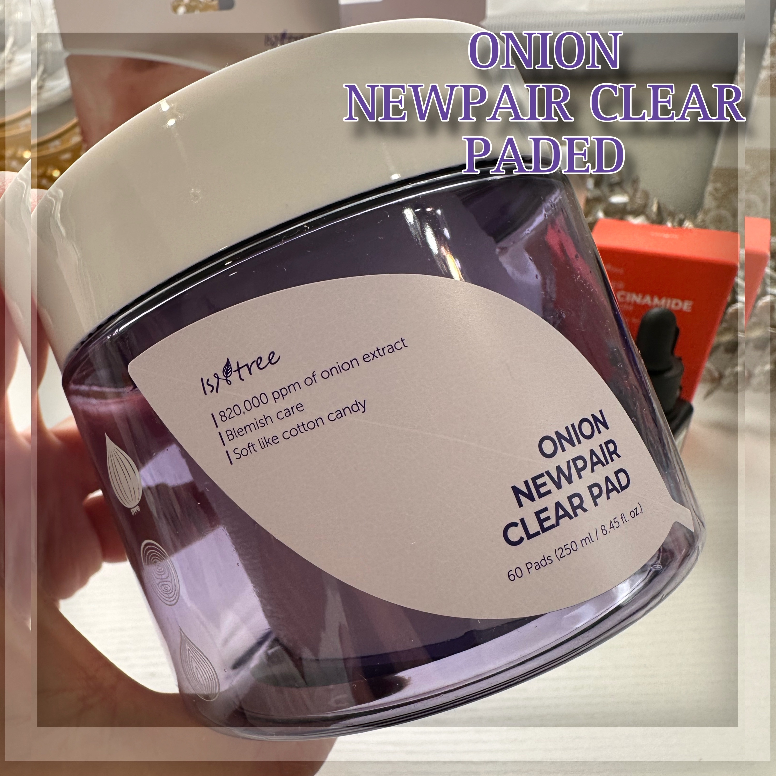 オニオンニューペア クリアパッド/Isntree/トナーパッドを使ったクチコミ（2枚目）