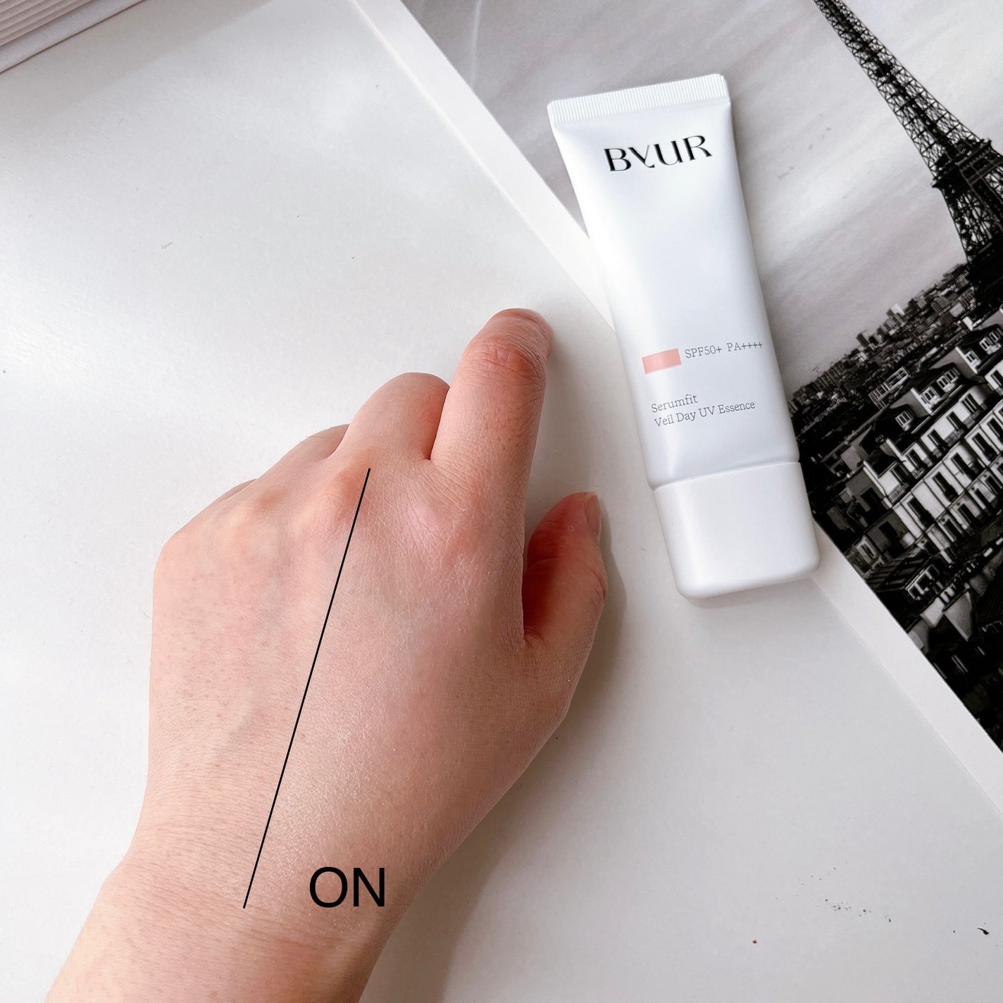 セラムフィット ヴェール デイ UV エッセンス/ByUR/日焼け止めローションを使ったクチコミ(5枚目)