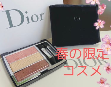 トリオ ブリック パレット＜ピュア グロウ＞/Dior/パウダーアイシャドウを使ったクチコミ（1枚目）