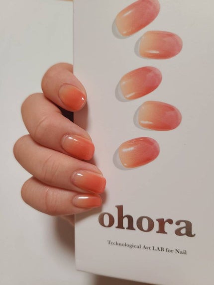 セミキュアジェルネイル(ハンド)/ohora/ネイルシールを使ったクチコミ(2枚目)