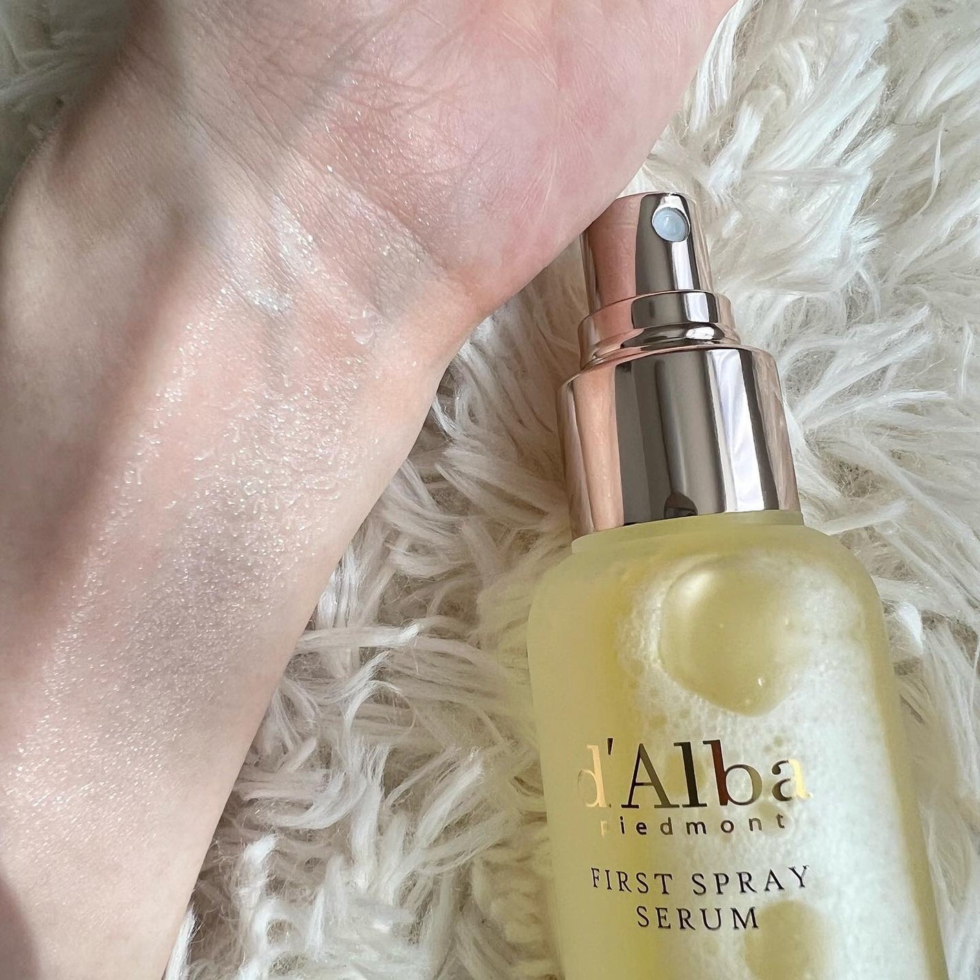 ダルバ ホワイトトリュフファーストスプレーセラム/ダルバ/ミスト状化粧水を使ったクチコミ(2枚目)