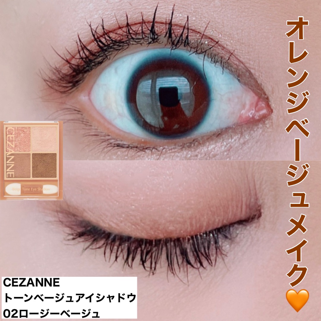 ベージュトーンアイシャドウ/CEZANNE/アイシャドウパレットを使ったクチコミ（1枚目）