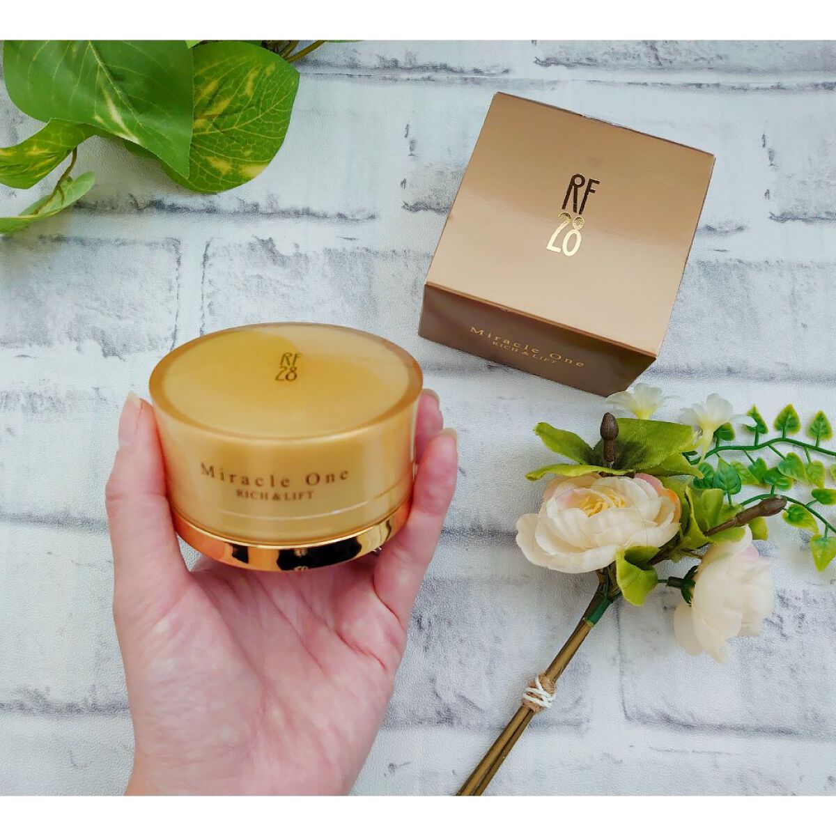 ミラクルワン リッチ＆リフト/RF28/オールインワン化粧品を使ったクチコミ（2枚目）