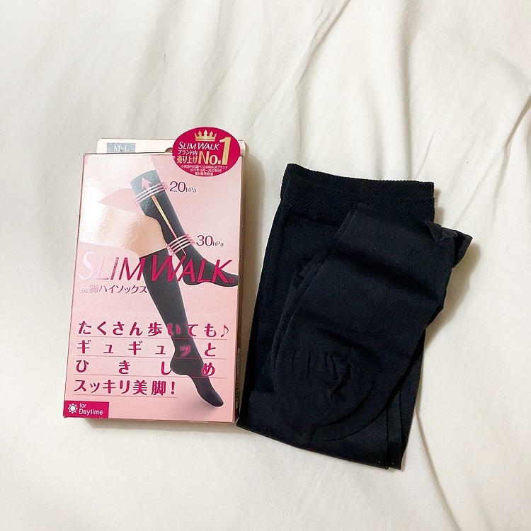 スリムウォーク 美脚ハイソックス/SLIMWALK/着圧ソックス・レギンスを使ったクチコミ（1枚目）