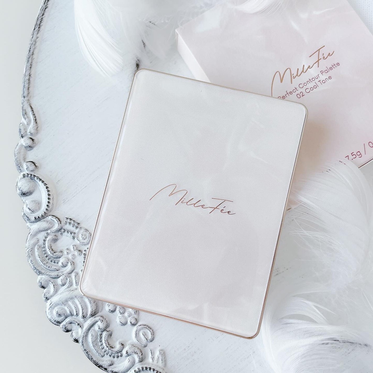 チート顔コントゥアパレット/MilleFée/パウダーハイライトを使ったクチコミ(2枚目)