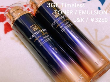 L&K 3GF タイムレススキントナー/cos:mura/化粧水を使ったクチコミ（1枚目）