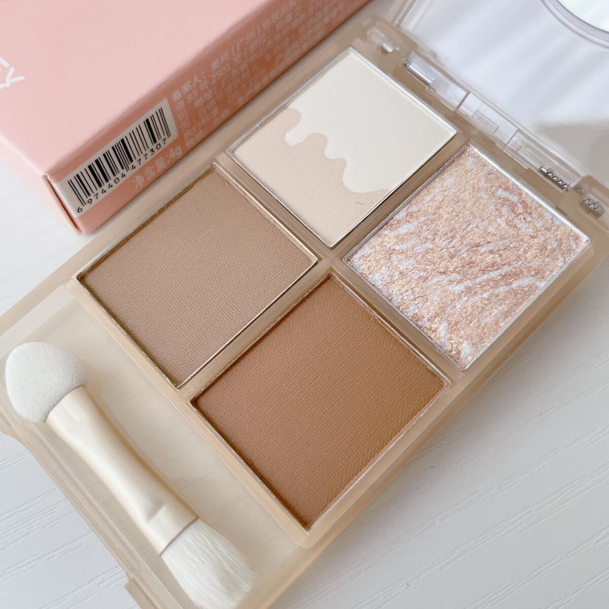 四色アイシャドウパレット/COLORKEY/アイシャドウパレットを使ったクチコミ（3枚目）