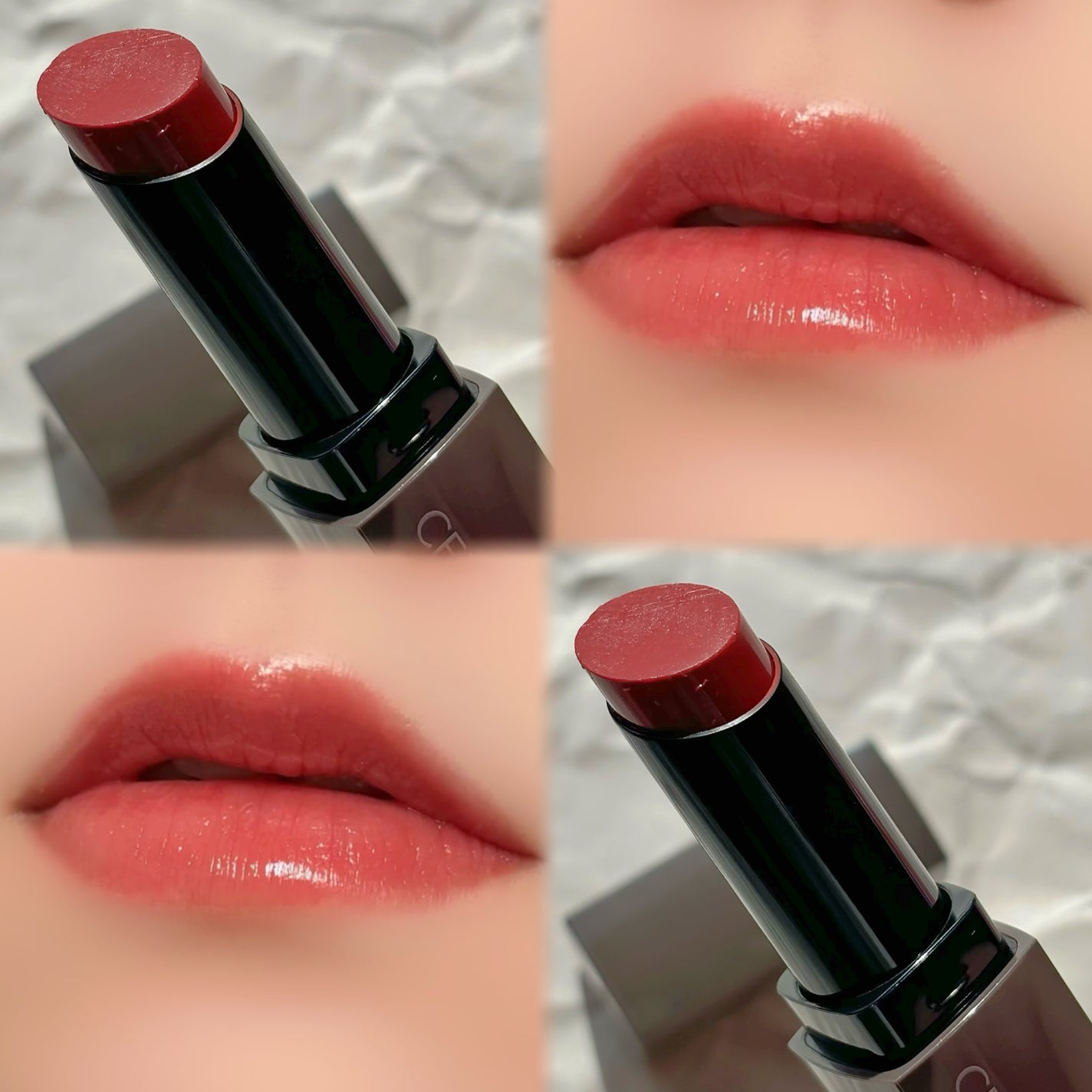 リップカラーシールド/CEZANNE/口紅を使ったクチコミ(3枚目)