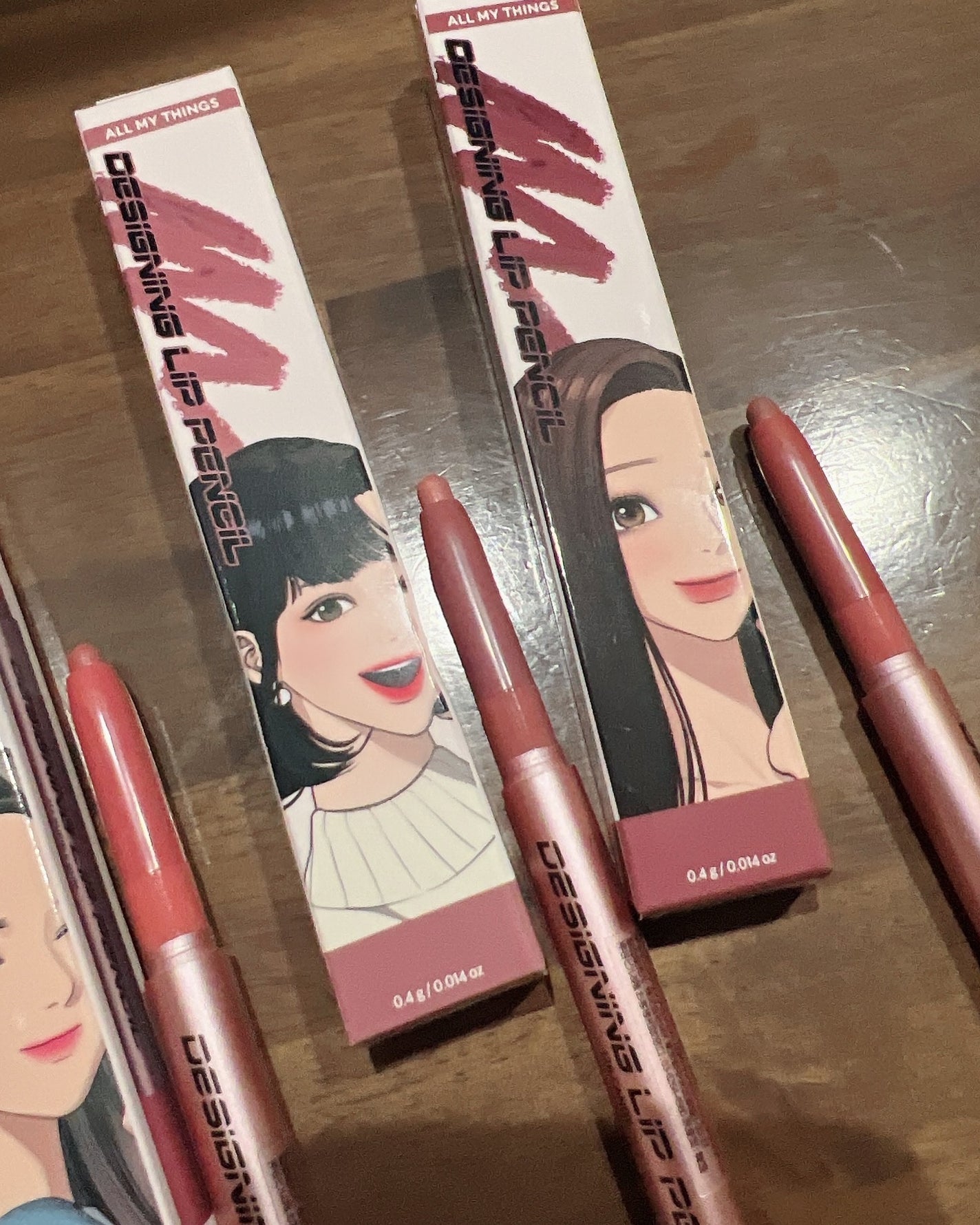 オールマイシングス トゥルービューティー デザイニング リップペンシル/all my things/リップライナーを使ったクチコミ(3枚目)