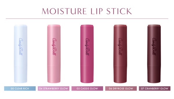 SNSで話題CandyDollの「モイスチャーリップスティック」からAW限定カラーが登場!の画像