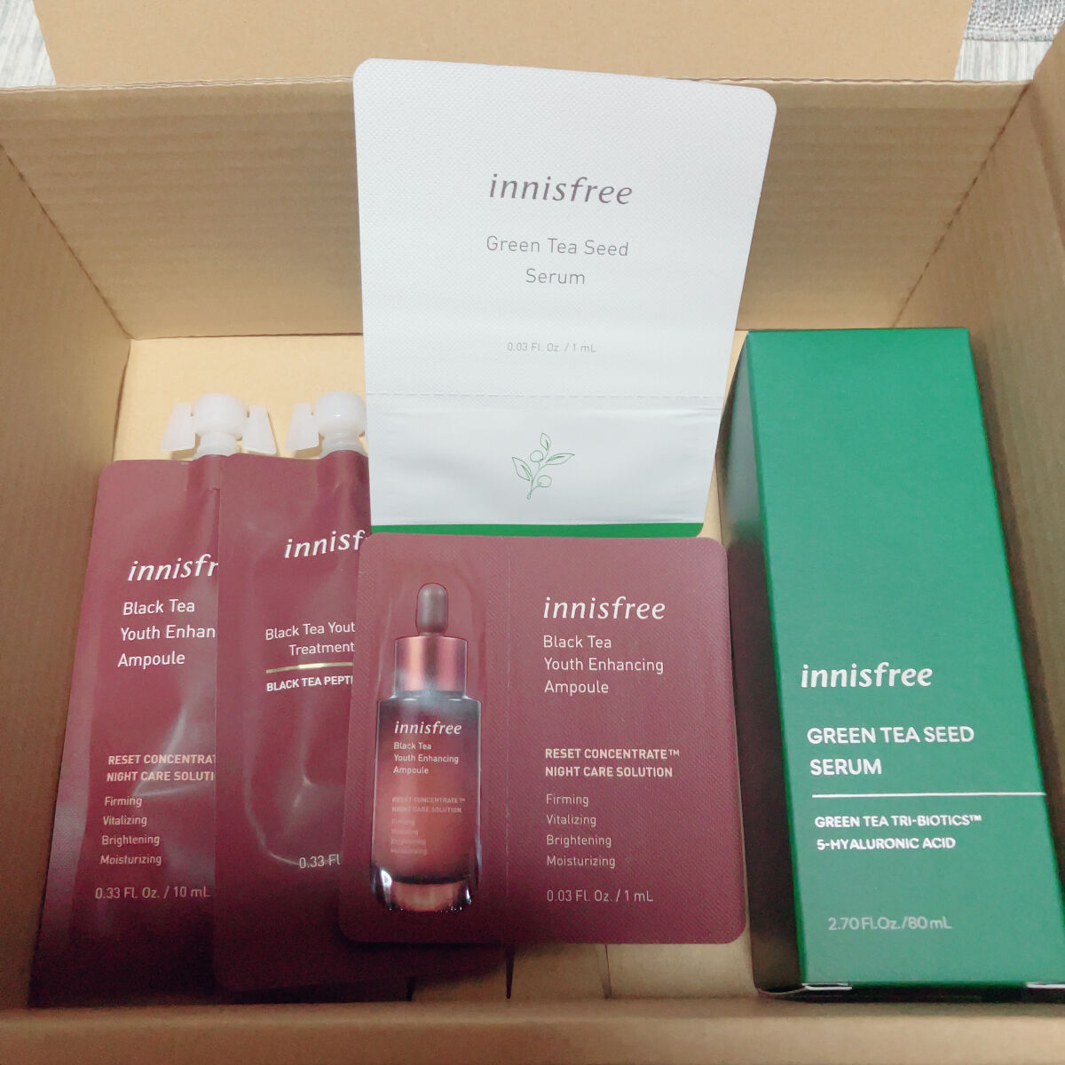 グリーンティーシード セラム N/innisfree/美容液を使ったクチコミ（2枚目）