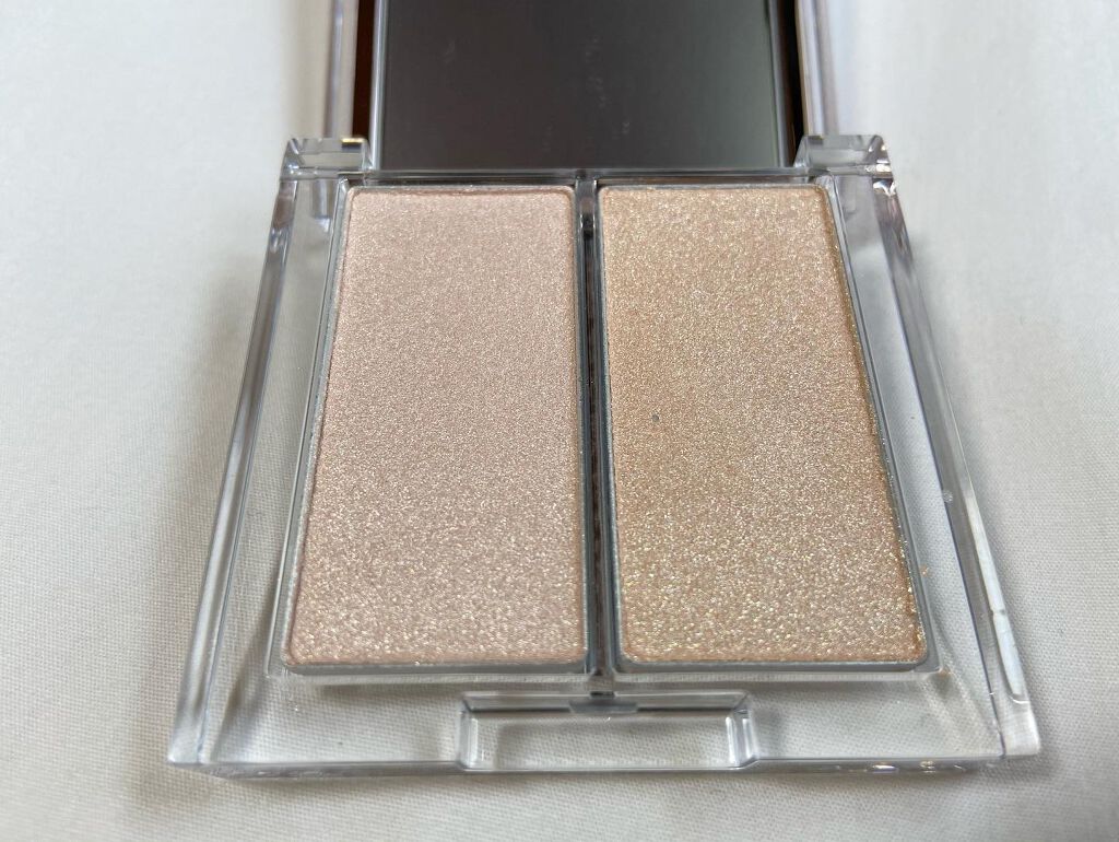 プリズムハイライターデュオ 01 CREAM FIZZ/CLIO/パウダーハイライトを使ったクチコミ（3枚目）