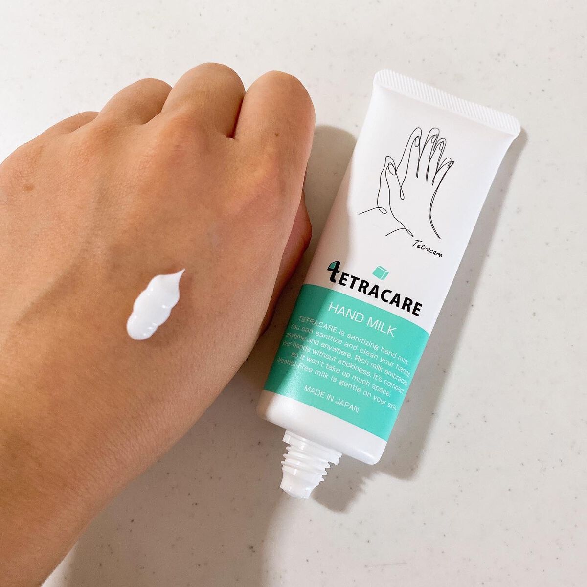 薬用ハンドミルク テトラケア/テトラケア/ハンドクリームを使ったクチコミ（2枚目）