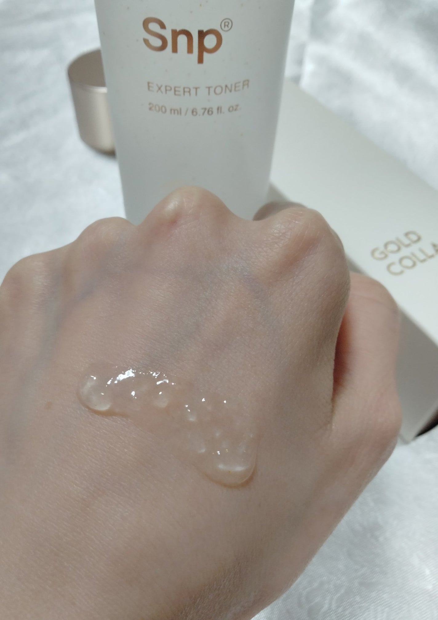ゴールドコラーゲンエキスパートトナー/SNP/化粧水を使ったクチコミ(2枚目)